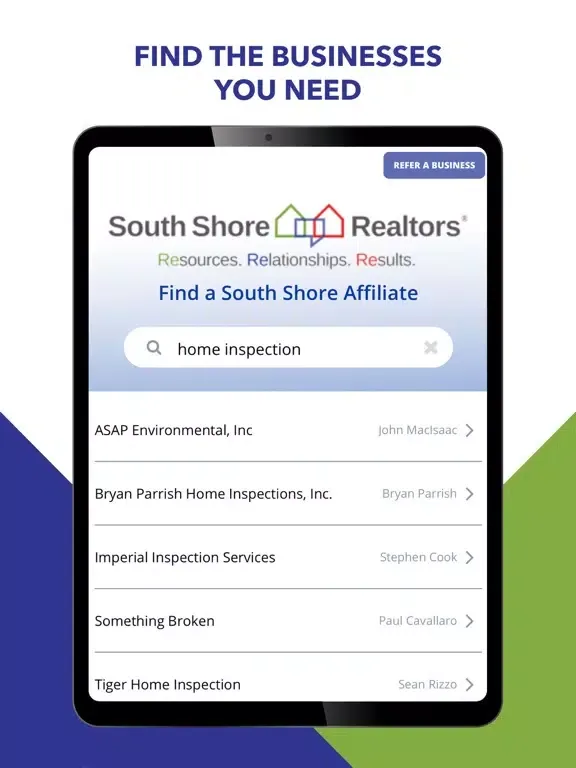 South Shore Connect iPad 应用截图