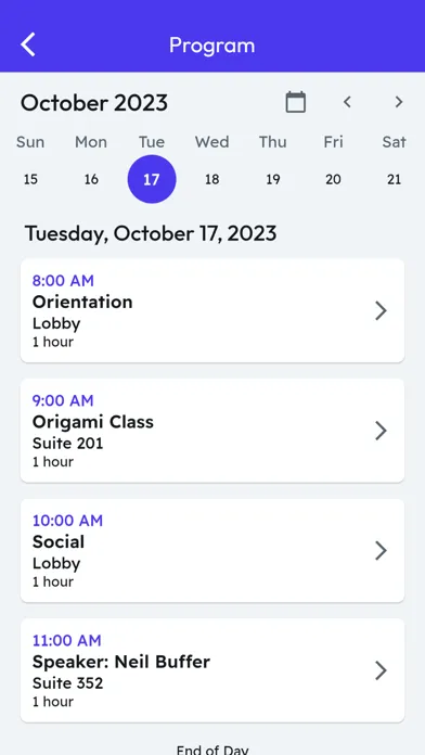 ภาพหน้าจอของ MyEvent by Member Minder Pro