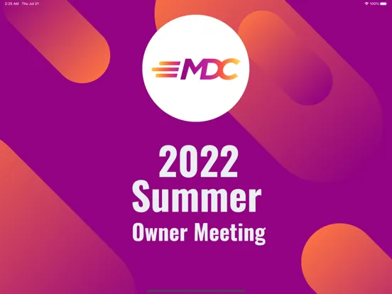 MDC Owner Meetings iPad  سکرین شاٹس