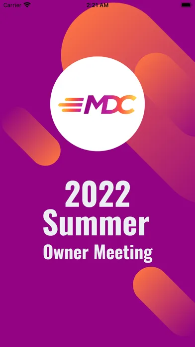 MDC Owner Meetings سکرین شاٹس