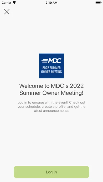 MDC Owner Meetings سکرین شاٹس