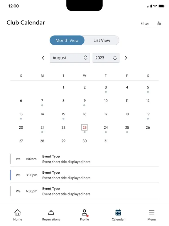 تصاویر The Andover Country Club iPad 