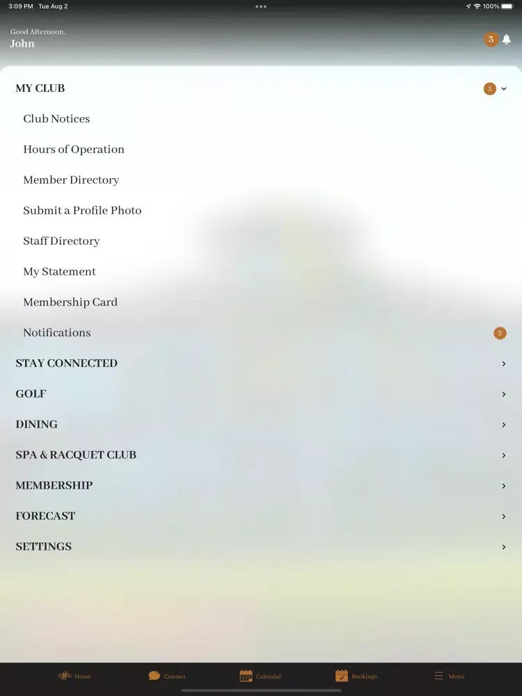 Club at Renaissance iPad  Screenshots