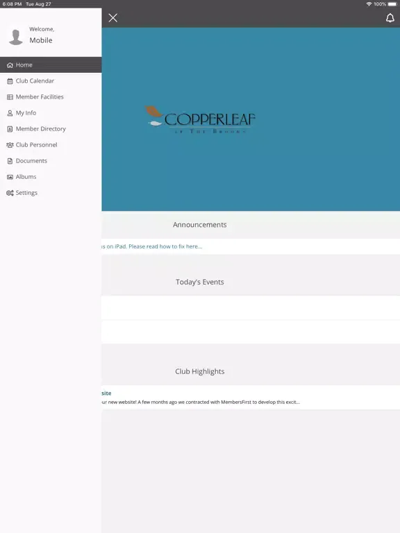 Screenshot di Copperleaf Golf Club iPad 