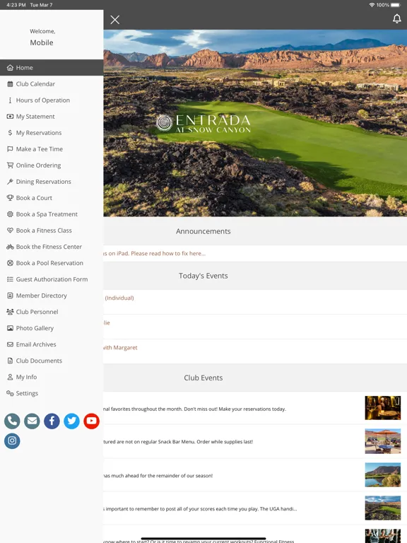 Ảnh chụp màn hình của Entrada at Snow Canyon iPad 