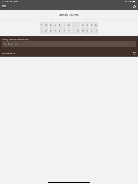 Ảnh chụp màn hình của Maroon Creek Club iPad 