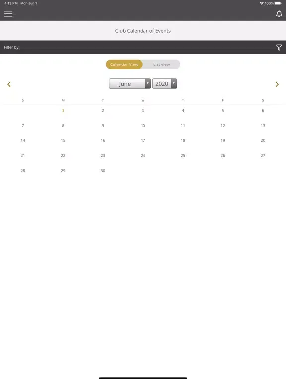 Ảnh chụp màn hình của Minneapolis Golf Club iPad 