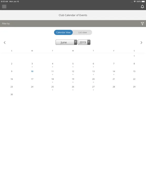 Reunion Golf & CC iPad 應用截圖