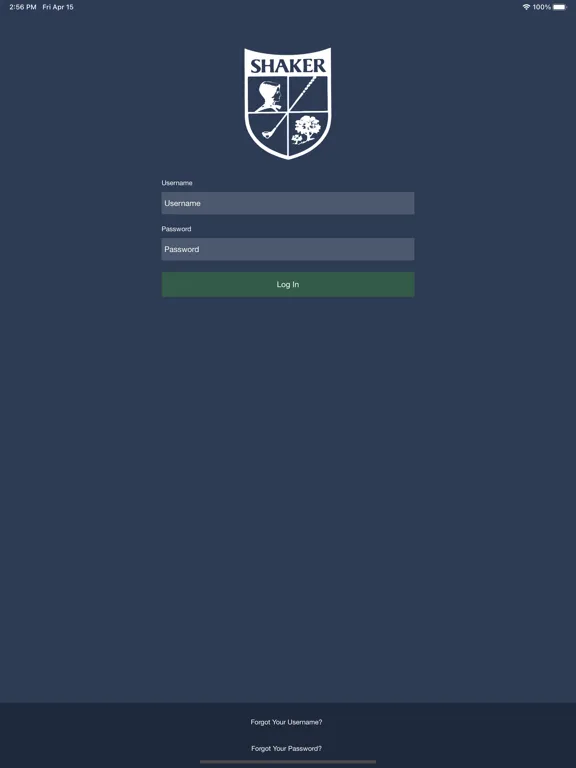 Capturas de tela do Shaker Heights Country Club iPad 