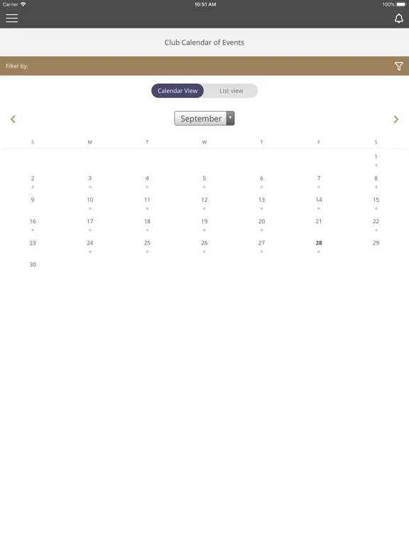 Tangkapan skrin Waverley Country Club iPad 