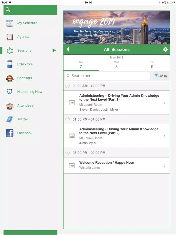 MemberSuite Engage iPad  স্ক্রিনশট