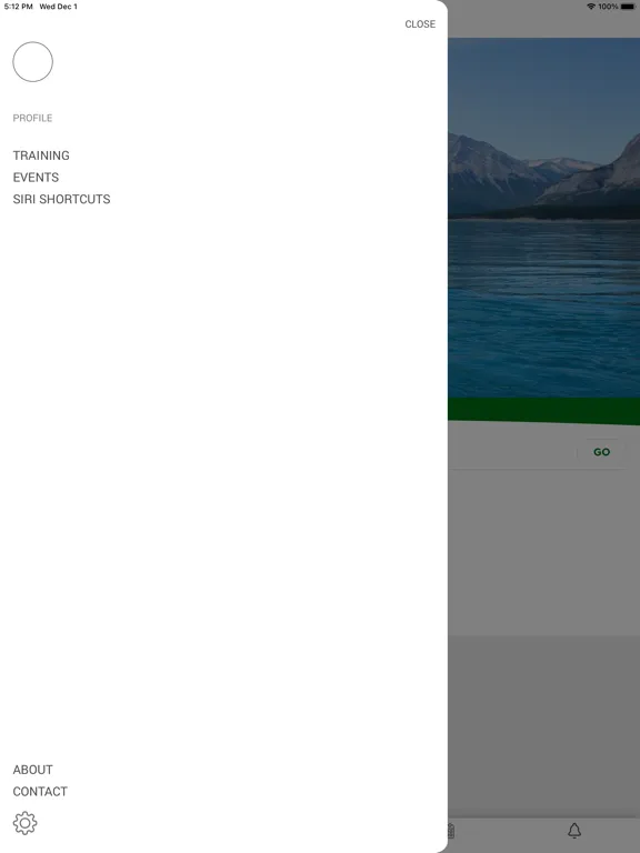 Capturas de tela do GoRecruit iPad 