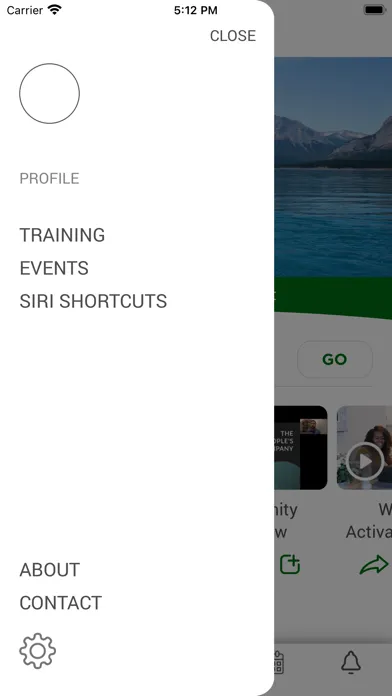 Capturas de tela do GoRecruit