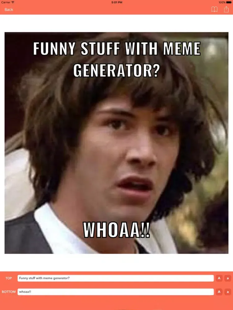 Capturas de tela do Meme Generator - InstaRage Make Memes Now and Edit your photos iPad 