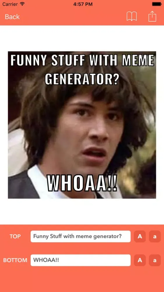 Capturas de tela do Meme Generator - InstaRage Make Memes Now and Edit your photos