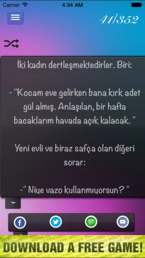 Capturas de tela do Fıkra+