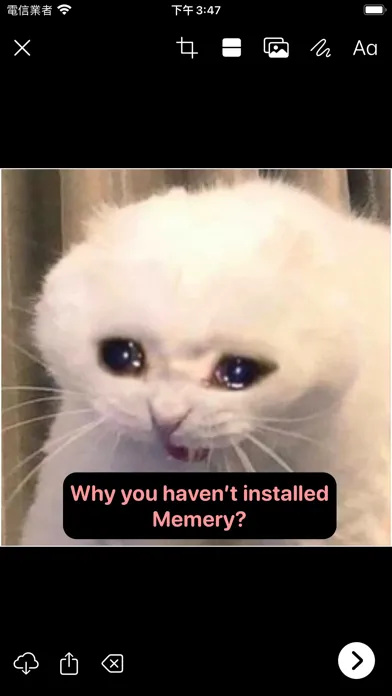 Captures d'écran de Memery - Meme Generator