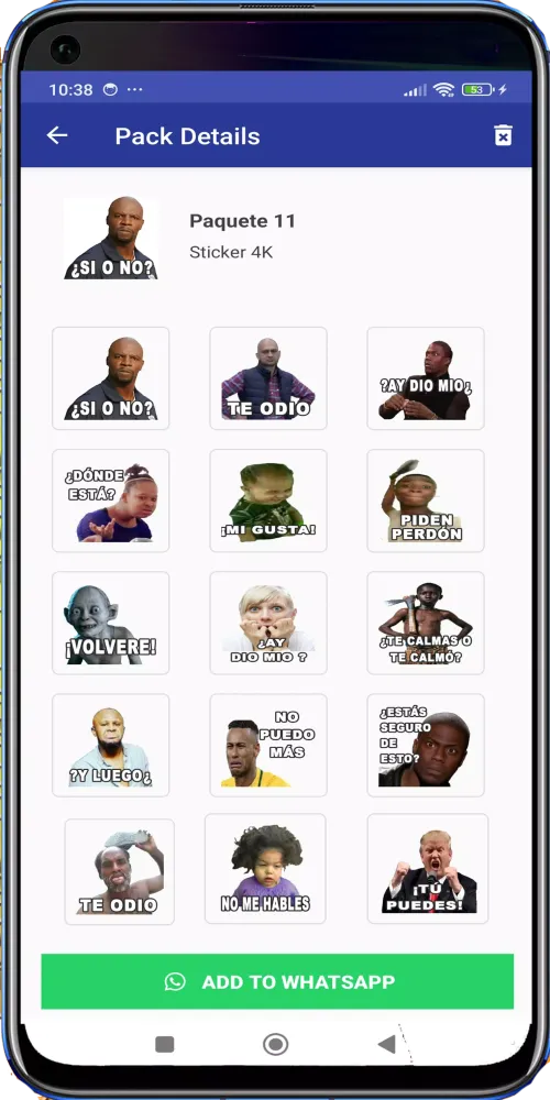 Animated Funny Memes Stickers Ekran Görüntüleri
