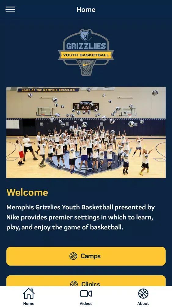 Grizzlies Youth Basketball Screenshots