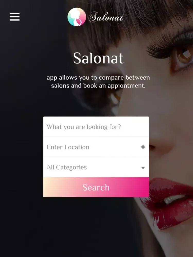 Ảnh chụp màn hình của Salonat iPad 