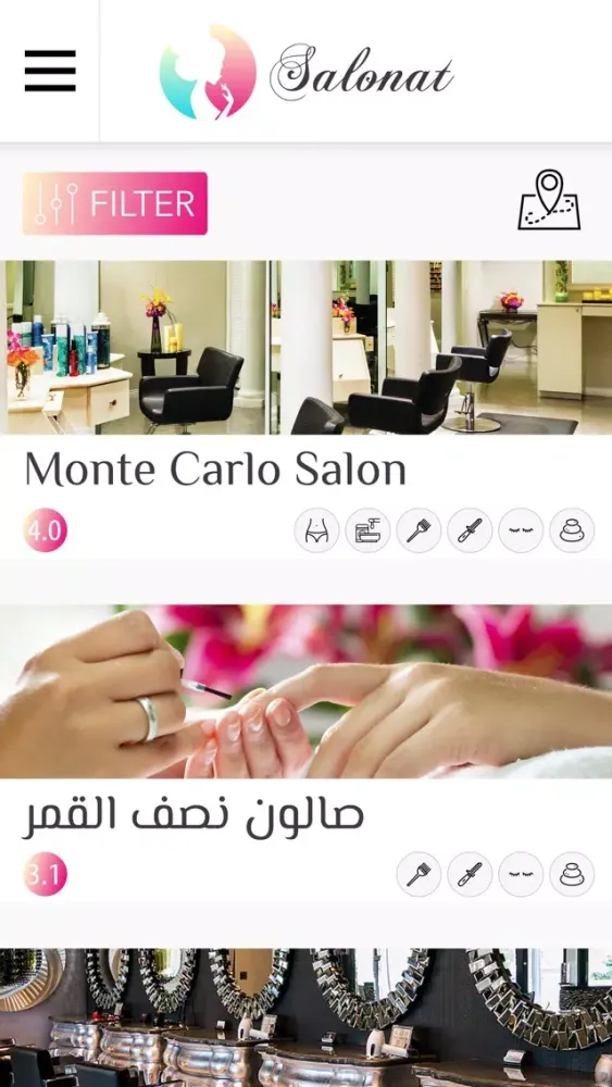Ảnh chụp màn hình của Salonat