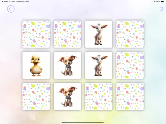 Capturas de pantalla de Memo - animals iPad 