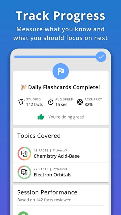ภาพหน้าจอของ Memorang: Flashcards & Quizzes