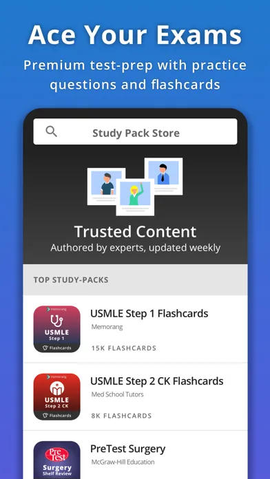 ภาพหน้าจอของ Memorang: Flashcards & Quizzes