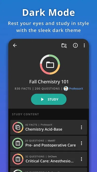 ภาพหน้าจอของ Memorang: Flashcards & Quizzes