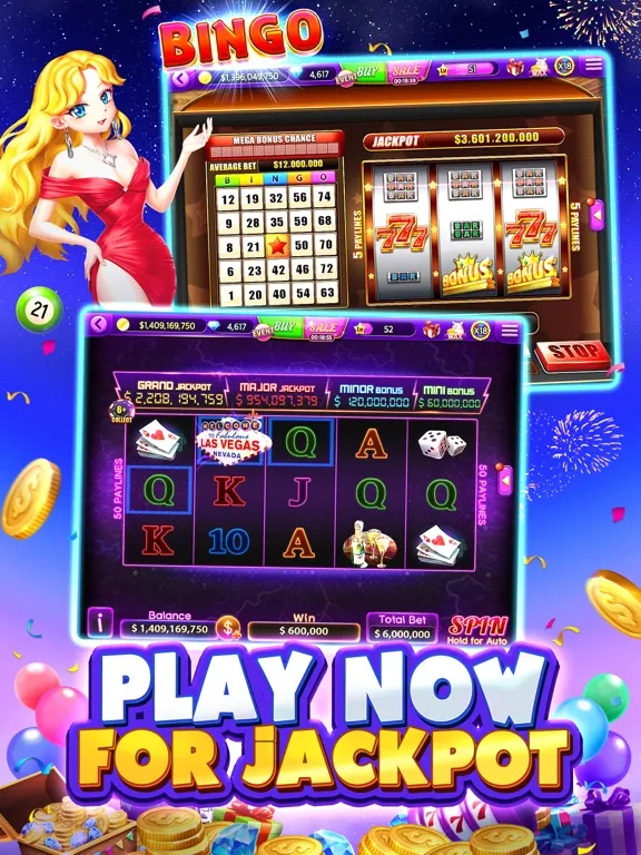 Full House Casino: Slots Game iPad 應用截圖