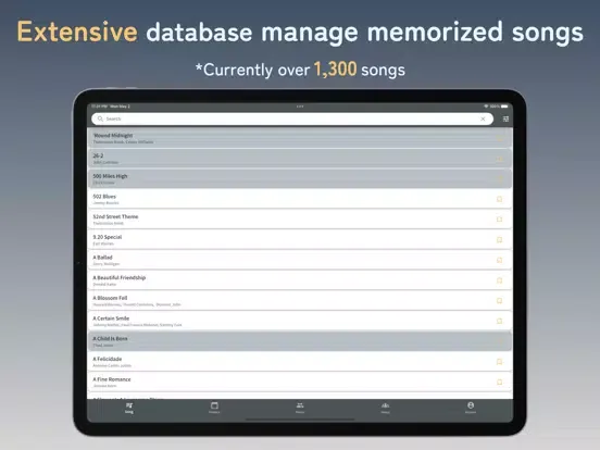 ภาพหน้าจอของ Memoritone iPad 