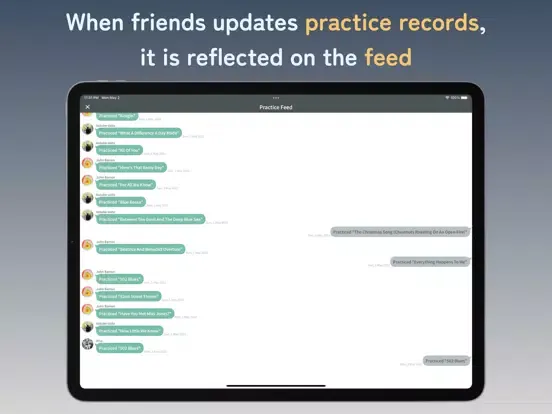 ภาพหน้าจอของ Memoritone iPad 