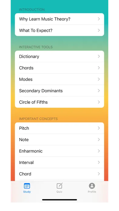 Memorize Music Theory Ekran Görüntüleri