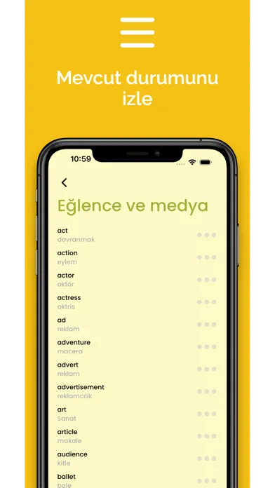 Zrzuty ekranu İngilizce Kelime Öğren Hızlı
