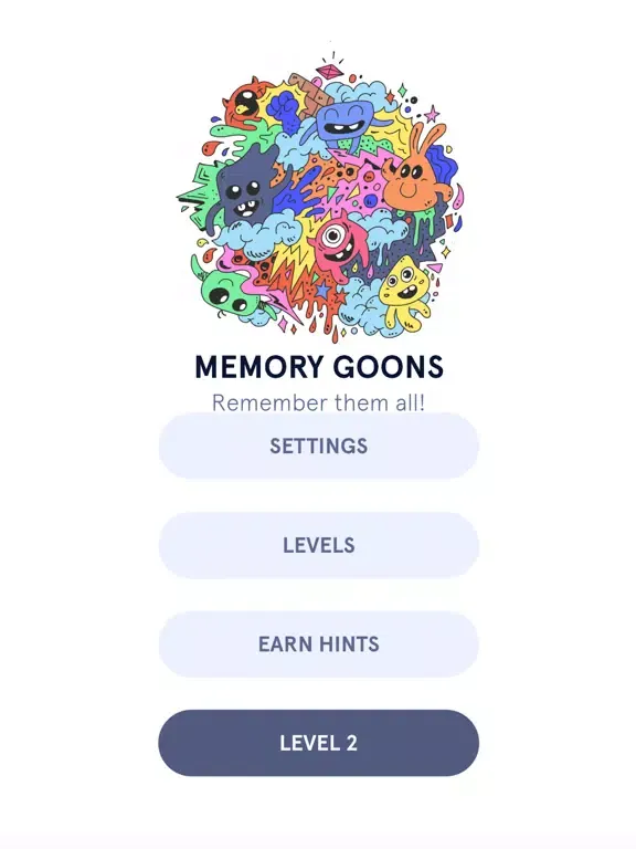 Memory Goons iPad  Screenshots