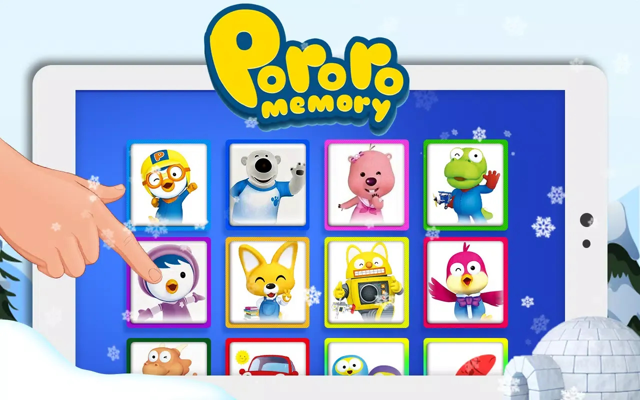 Captures d'écran de Memory Penguin Kids Games