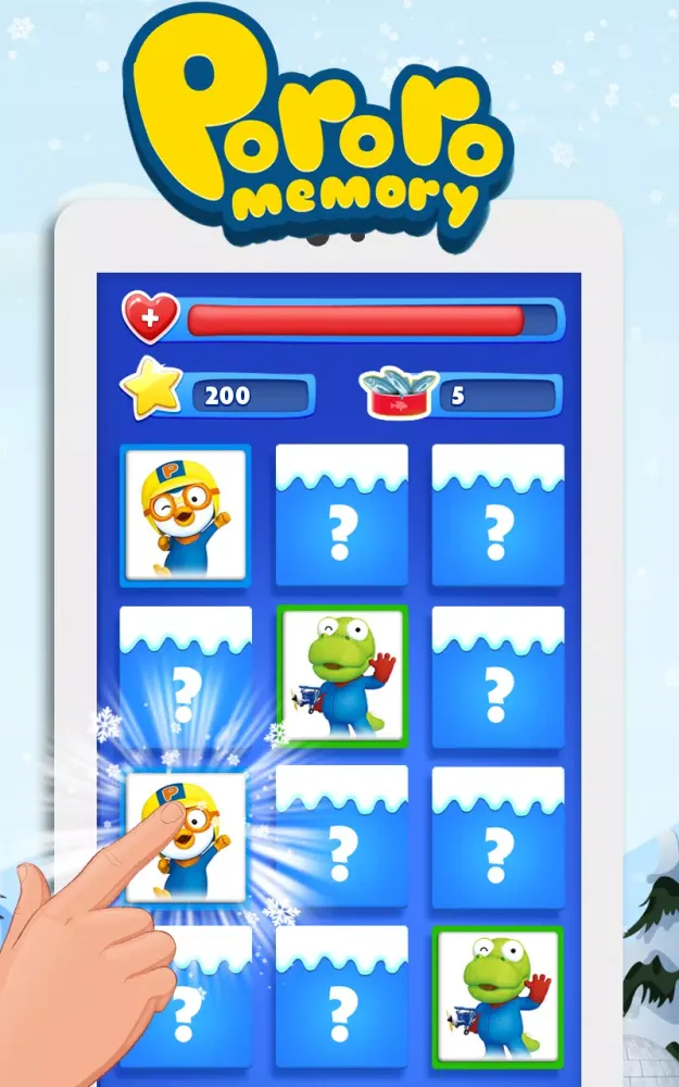 Captures d'écran de Memory Penguin Kids Games