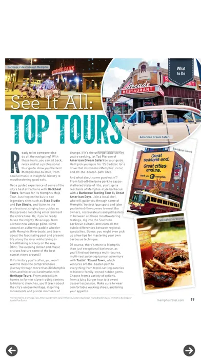 Captures d'écran de Memphis Map & Tourist Guide