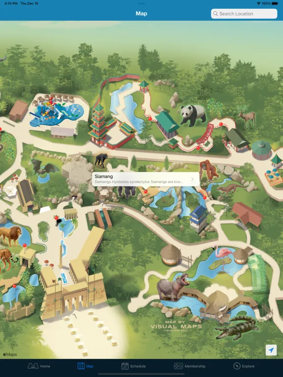 Memphis Zoo iPad  Screenshots