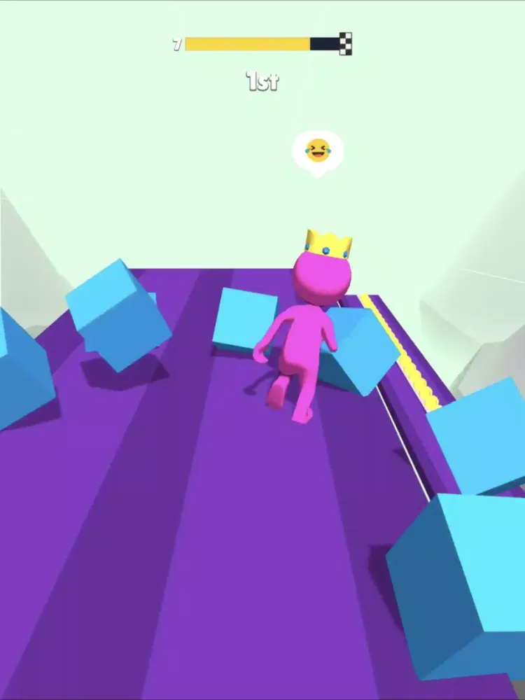 Скриншоты Fall Race 3D iPad 
