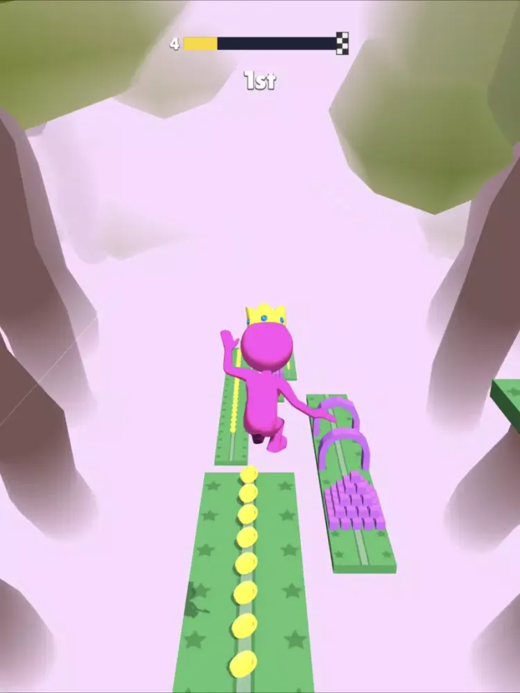 Скриншоты Fall Race 3D iPad 