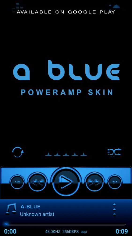 Capturas de pantalla de A-Blue Icon Pack