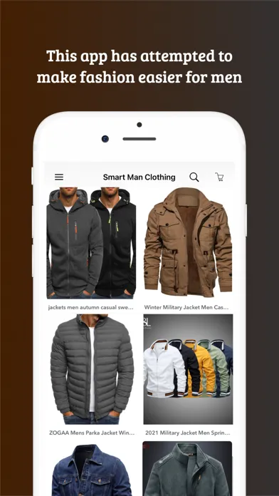 Men's Clothing Online Shop應用截圖