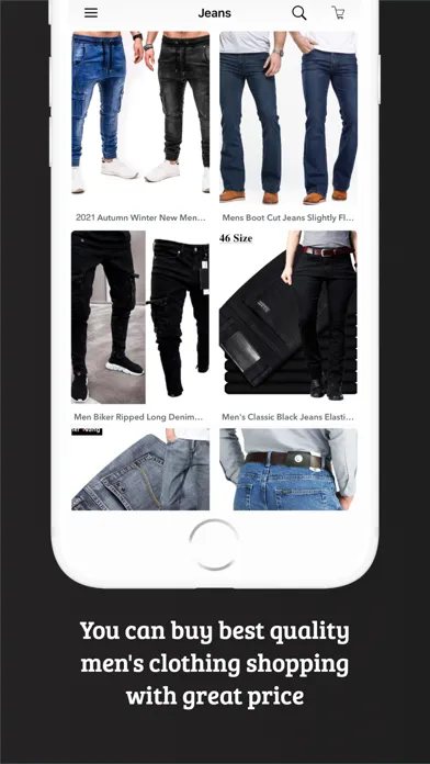Men's Clothing Online Shop應用截圖
