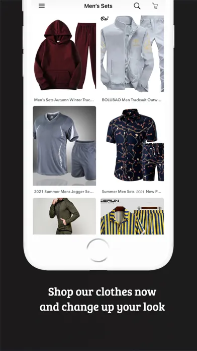 Men's Clothing Online Shop應用截圖