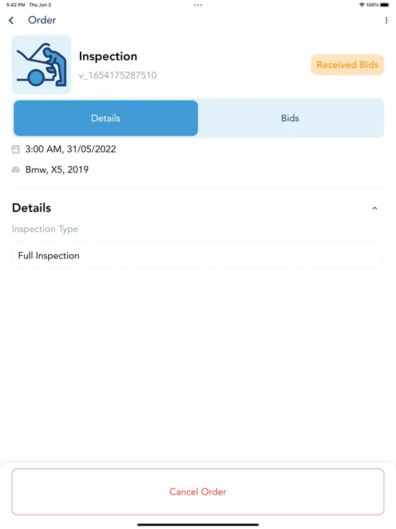 Tangkapan skrin Autohub iPad 