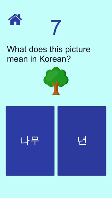 Ảnh chụp màn hình của 100 Korean Words