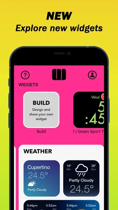 Скриншоты WidgetStore - Build & Share