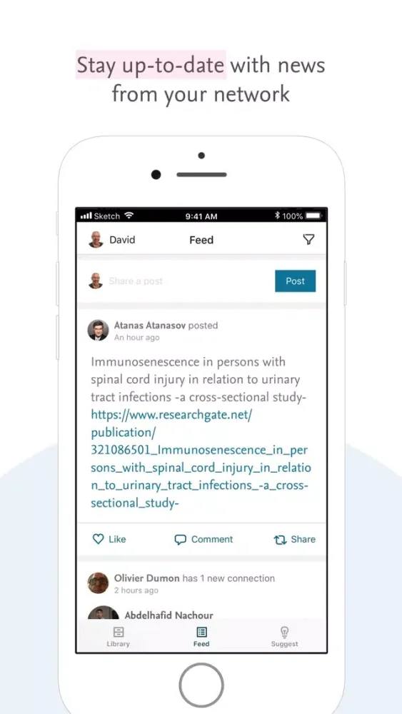 Captures d'écran de Mendeley Reference Manager