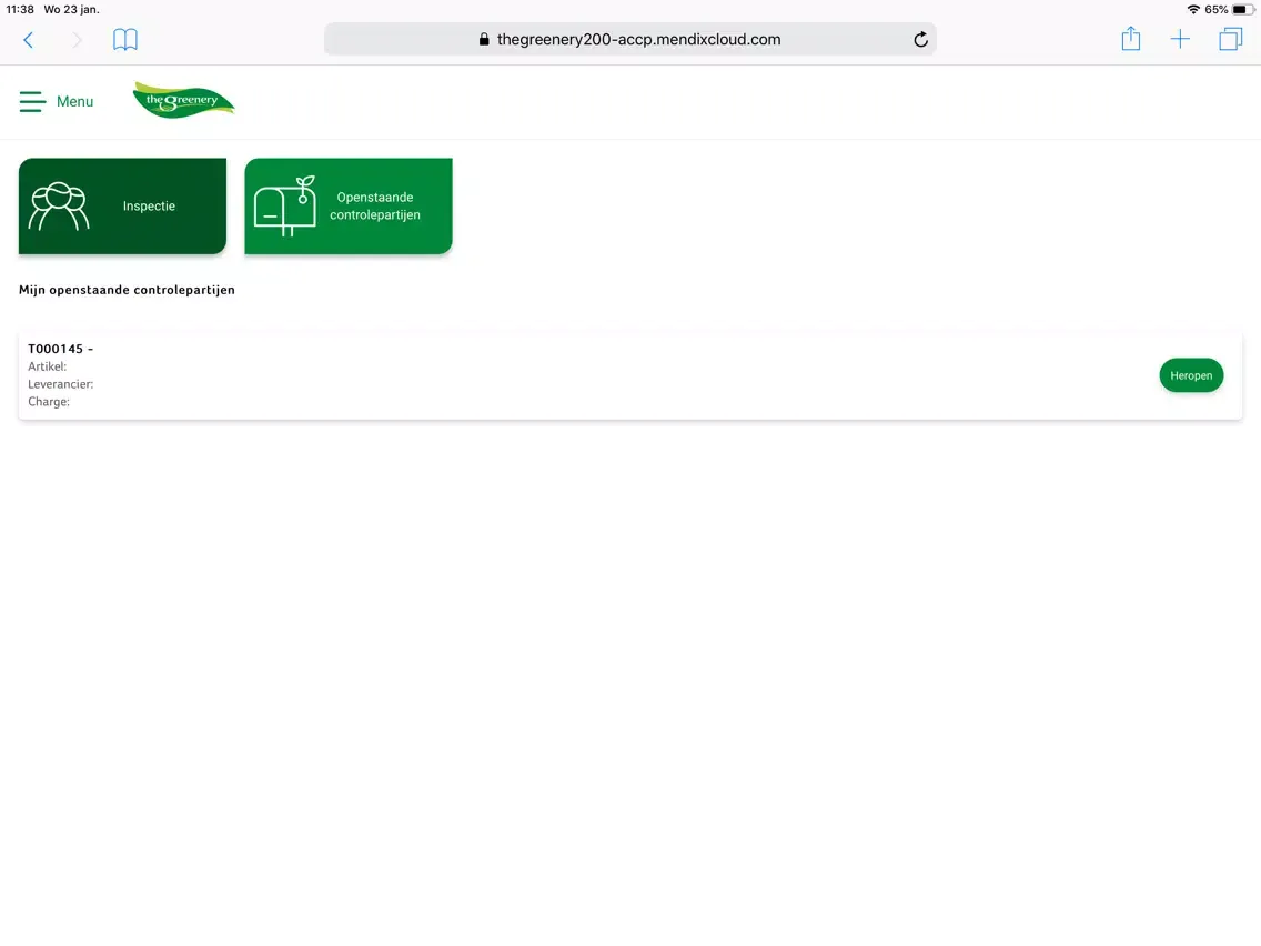 Capturas de tela do The Greenery QC iPad 